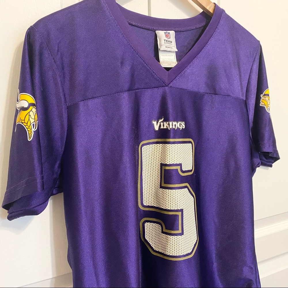 Minnesota Vikings Donovan McNabb #5 NFL Football Jersey Shirt Top Women’s L